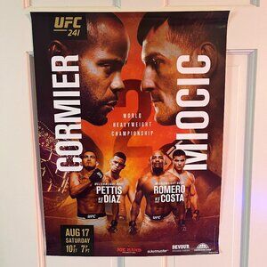 UFC 241 Cormier v Miocic Pettis v Diaz Romero v Costa Promo Fight Poster 18 x 24